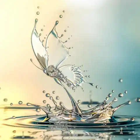 When Peace Feels Far Away: 10 Practices to Stay Centered - A beautiful water splash forming a butterfly