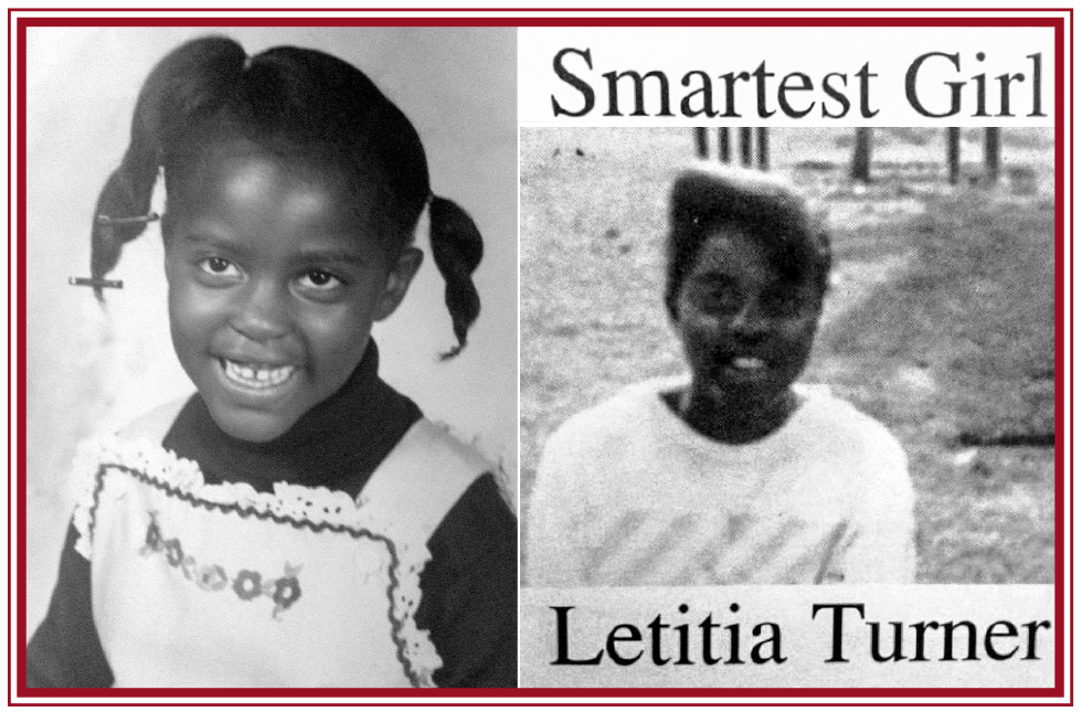 Childhood photos of Letitia Turner Hanke