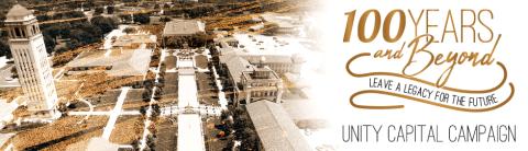 100 Years and Beyond - Leave a Legacy for the Future - Unity Capital Campaign - an aerial shot of Unity Village