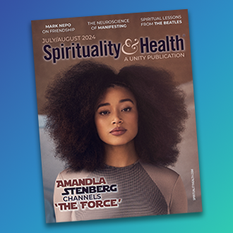 The July/August 2024 issue of Spirituality & Health: A Unity Publication featuring Amanda Stenberg